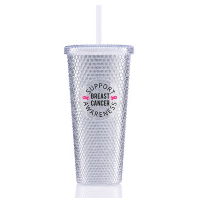 24 oz Bux Glitter Recycled Tumbler