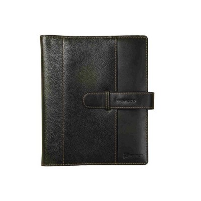 Junior Leather Padfolio with 6-Ring Binder