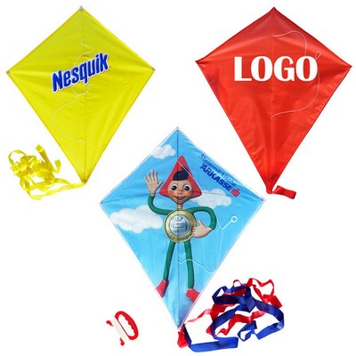 Custom Full Color Imprint Diamond Kite Size 24"x27 1/2"