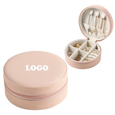 Round Small Jewelry Organizer Box