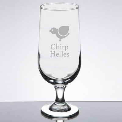 Deep Etched or Laser Engraved Libbey® 3730 Embassy 14 oz. Stemmed Pilsner Glass