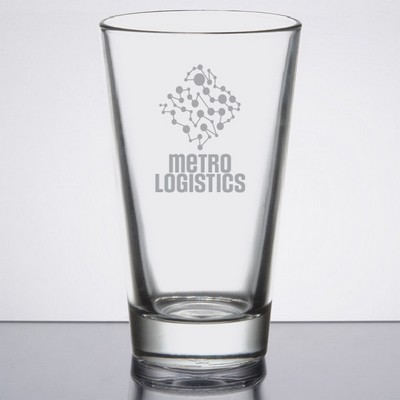 Deep Etched or Laser Engraved Libbey® Restaurant Basics 18 oz. Rim Tempered Mixing Glass