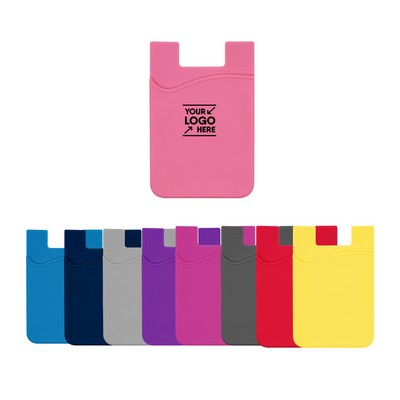 Single Pocket Silicone Phone Wallet