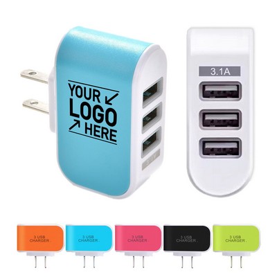 3-Port USB Fast Charger