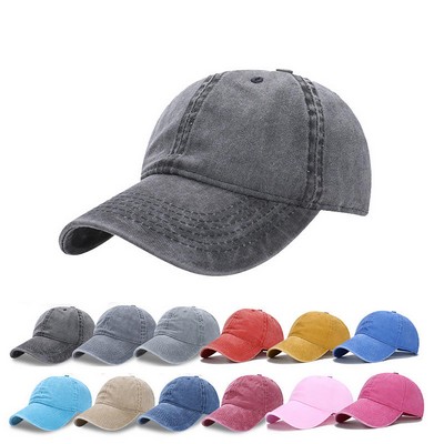 Lynx Washed Cotton Baseball Caps