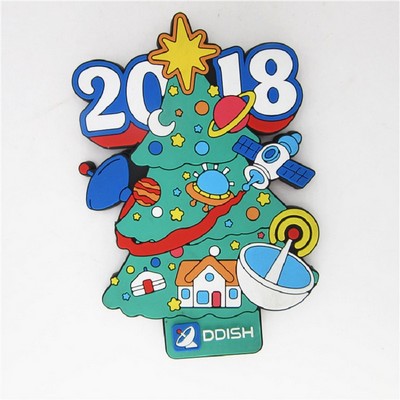 Christmas Tree Silicone Fridge Magnet