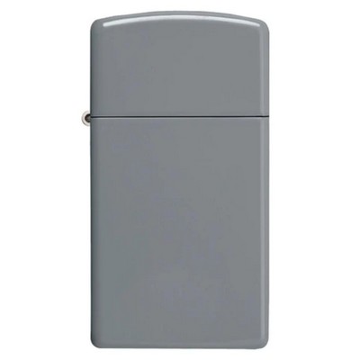 Genuine Flat Slim Zippo windproof lighter - Flat Gray