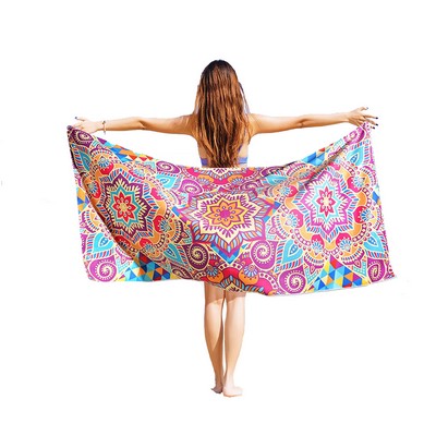 Colorful Beach Towel With A Full Spectrum Of Colors