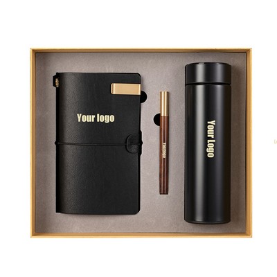 Business Fashion Notepad Thermos Bottle Gift Box