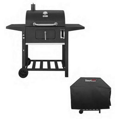 Keg Products 24" Charcoal Grill w/Removable Ash Tray & Grill Cover