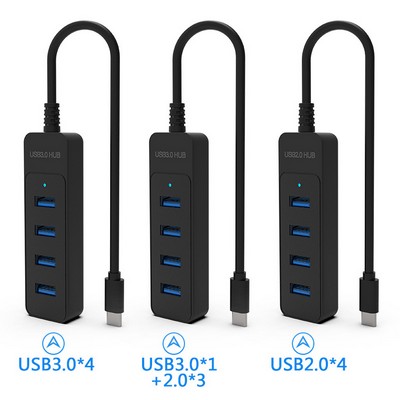 4 in 1 USB Splitter Slim 3.0 HUB USB