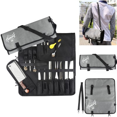 Portable Knife Bag Kitchen Knife Roll Bag