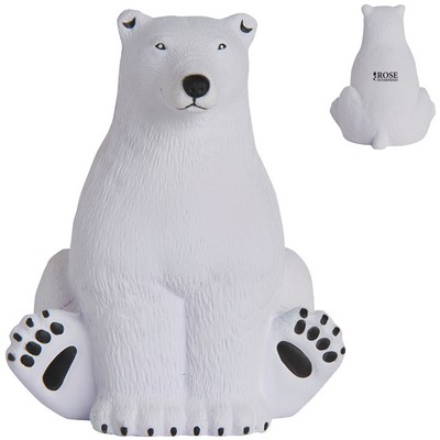 Sitting Polar Bear Stress Reliever