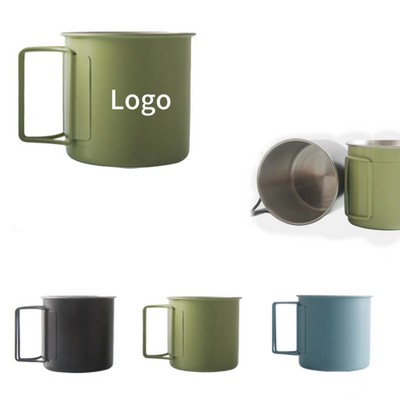 Camping Cup With Folding Handle