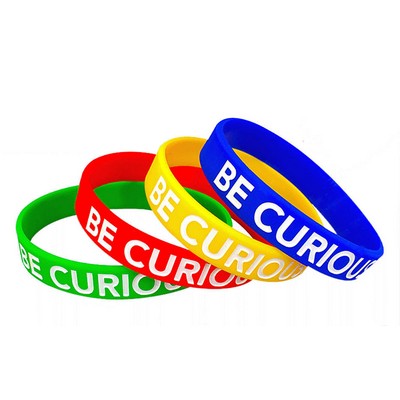 Multicolored Silicone Rubber Stretch Bracelets