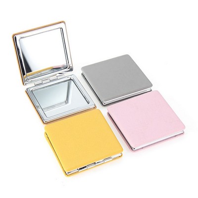 PU Leather Folding Mirror- Square