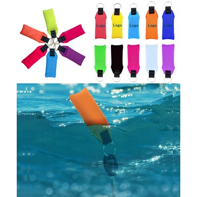 Customized Neoprene Floating Keychain