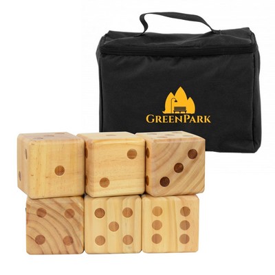 Oversize Wooden Yard Dice Game