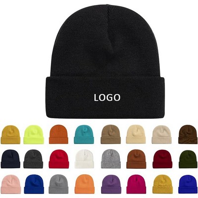 Custom Classic Knitted Beanie For Men Women