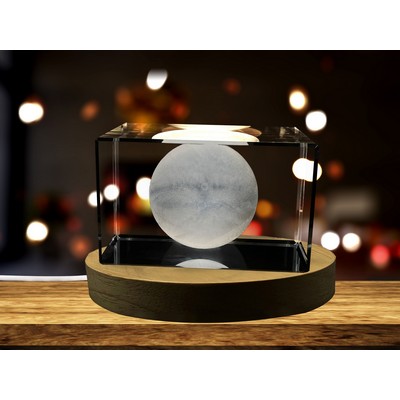 Mercury 3D Engraved Crystal Novelty Decor