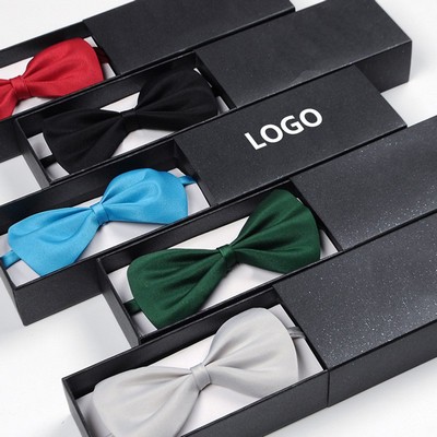 Polyester Silk Pre-tied Adult Bow Tie