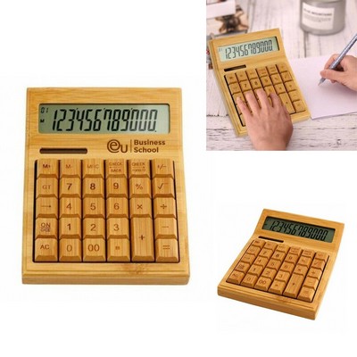 Ecocalc Bamboo Office Calculator