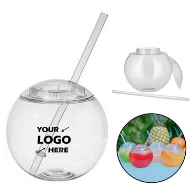 20Oz Fishbowl Clear Cups