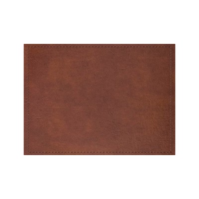 Tuxedo Leather Rectangle Table Mat