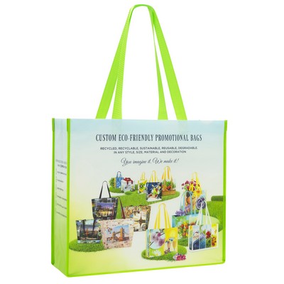 Premium Grade 135g Laminated Non-Woven PP Tote Bag 16"x14"x6"