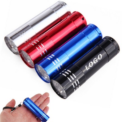 Aluminum Led Flashlight With Strap