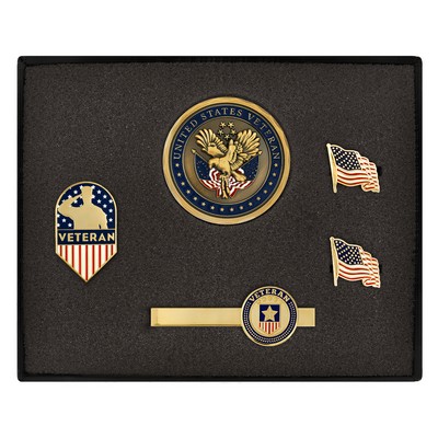 Veteran 4-Piece Men's Gift Set