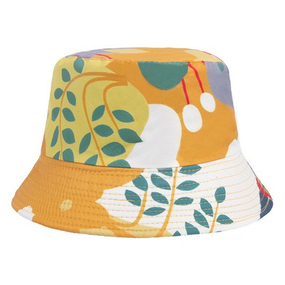 #6 Geometric Tie-dye Tree Pattern Basin Cap Bucket Hat