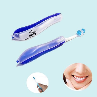 Portable Folding Travel Toothbrush