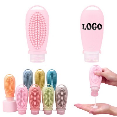 Silicone Travel Bottles for head massage