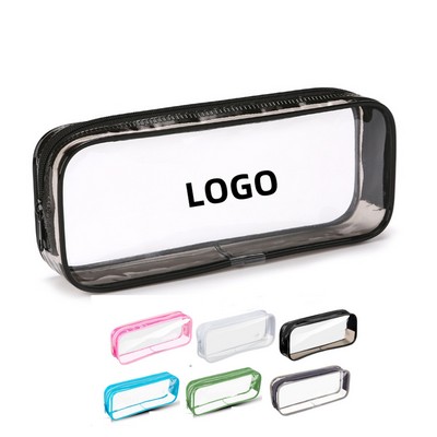 Clear PVC Zipper Pencil Bag