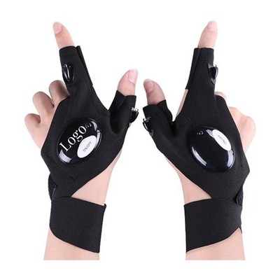 LED Flashlight Breathable And Lightweight Glove