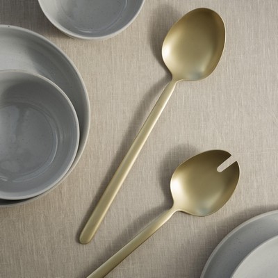 blomus Stella Champagne Gold Salad Servers