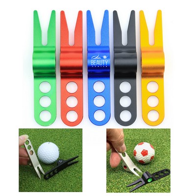 Metal Golf Ball Marker Divot Tool