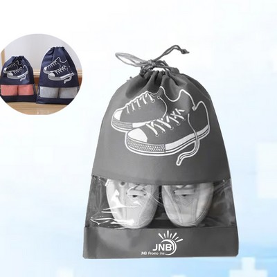 Drawstring Transparent Shoe Organiser