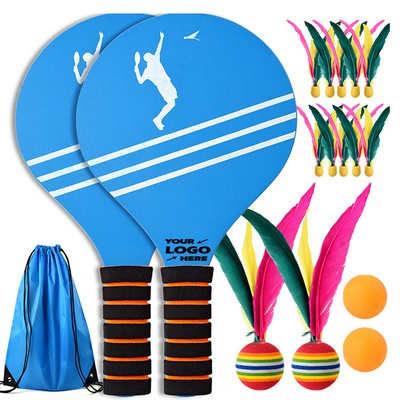 Board Badminton Set 2 Rackets