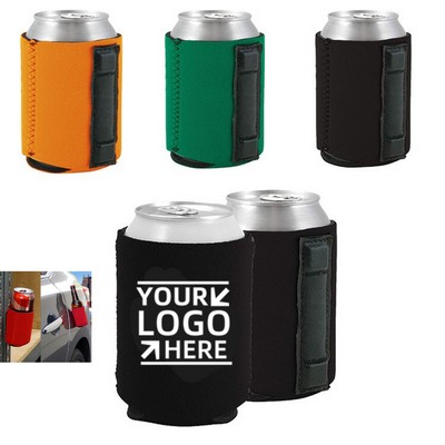 Magnetic can cooler sleeve