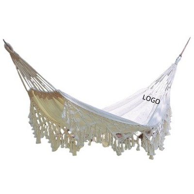 Woven Fringe Hammock