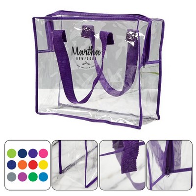 Clear PVC Tote Bag