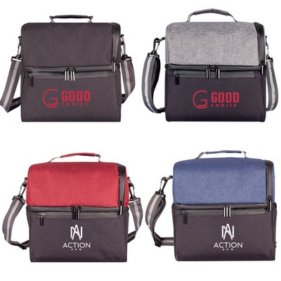 Double Layer Cooler Insulated Lunch Bag