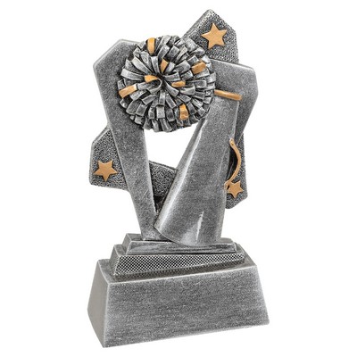 Cheer Triumph Resin Award - 5 1/2"