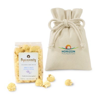 Poppinsanity Popcorn Snack Gift Bag - Natural