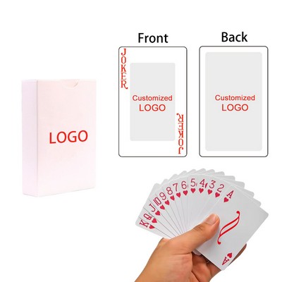 Poker Size Playing Cards Full Color Printing (2 Sides)