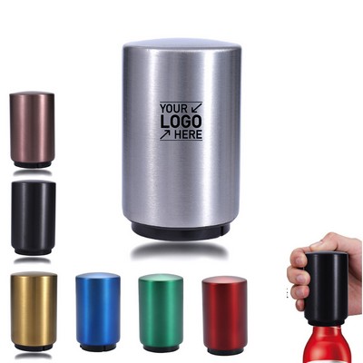 Stainless Steel Automatic Push Down Beer Bottle Opener