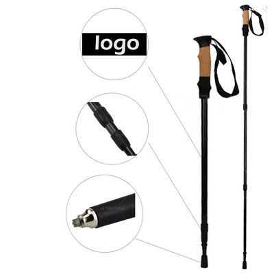 Carbon Ultralight Trekking Pole With Cork EVA Handle