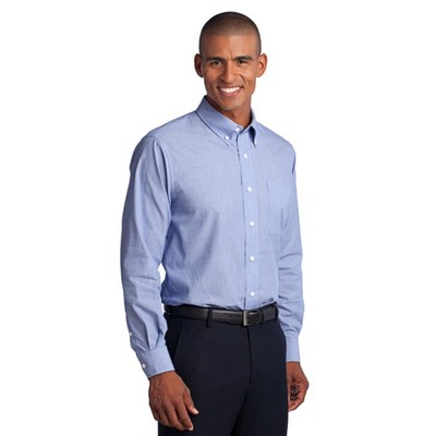 Port Authority Crosshatch Easy Care Shirt.